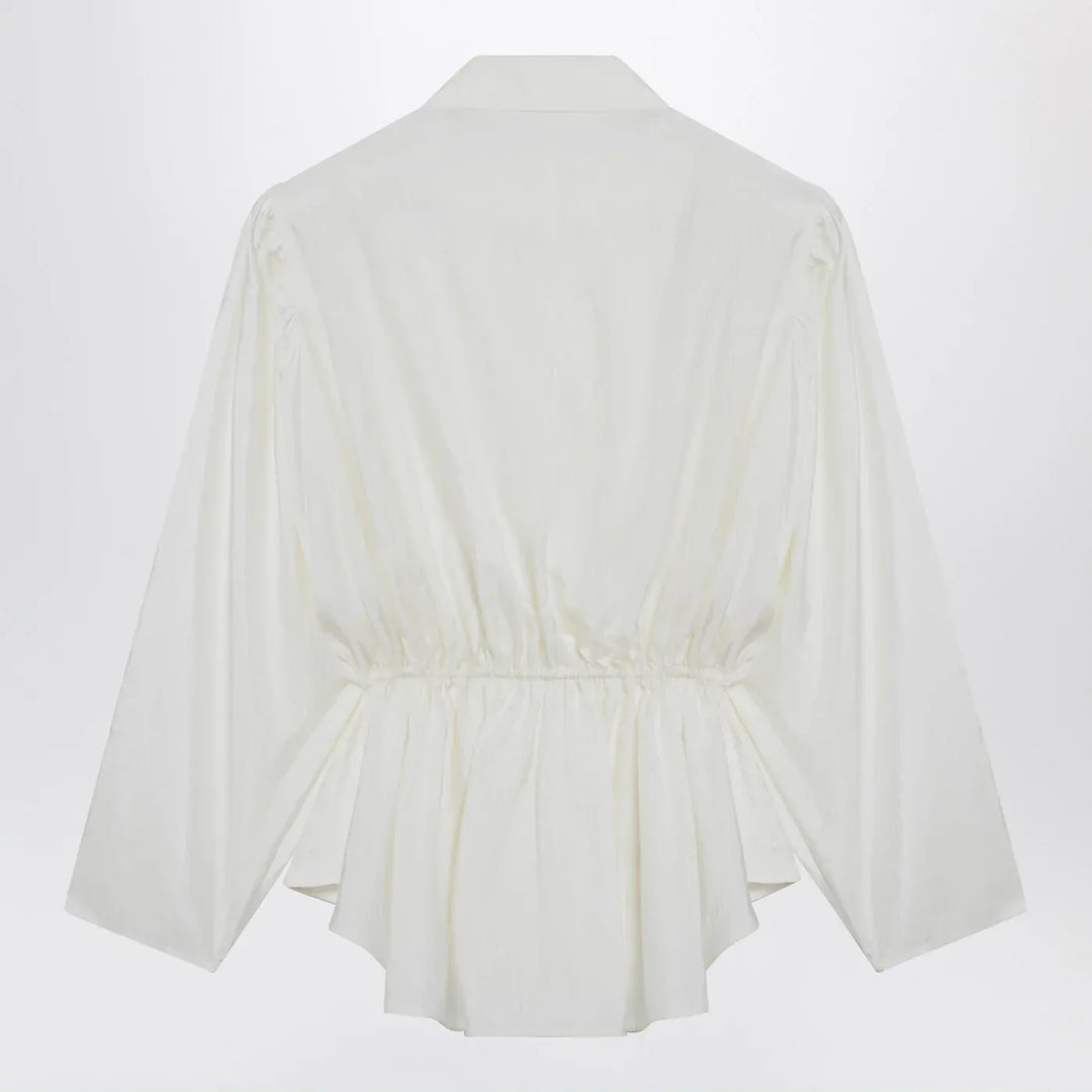 Chloé - Ivory silk-blend blouse Brand Shirts &amp; Tops