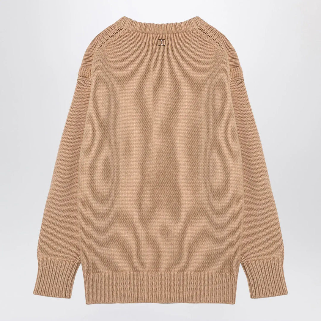 Chloé - Nude cashmere and cotton oversize jumper Brand Shirts &amp; Tops M