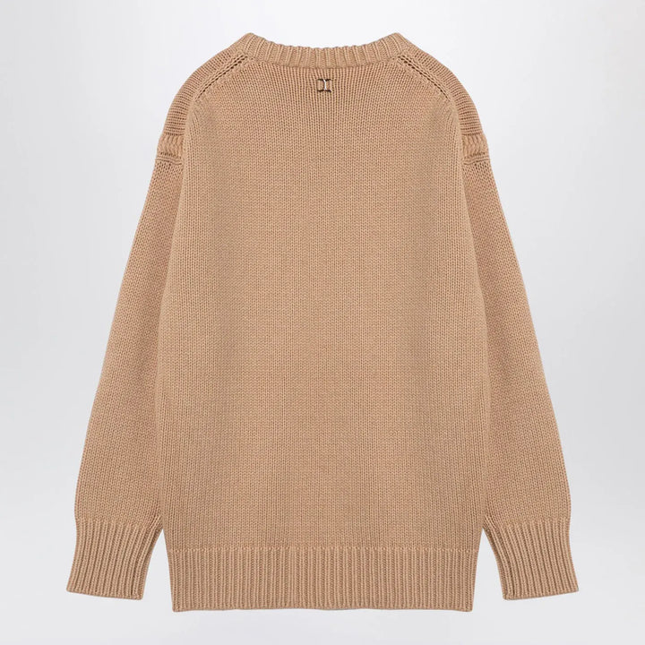Chloé - Nude cashmere and cotton oversize jumper Brand Shirts &amp; Tops M