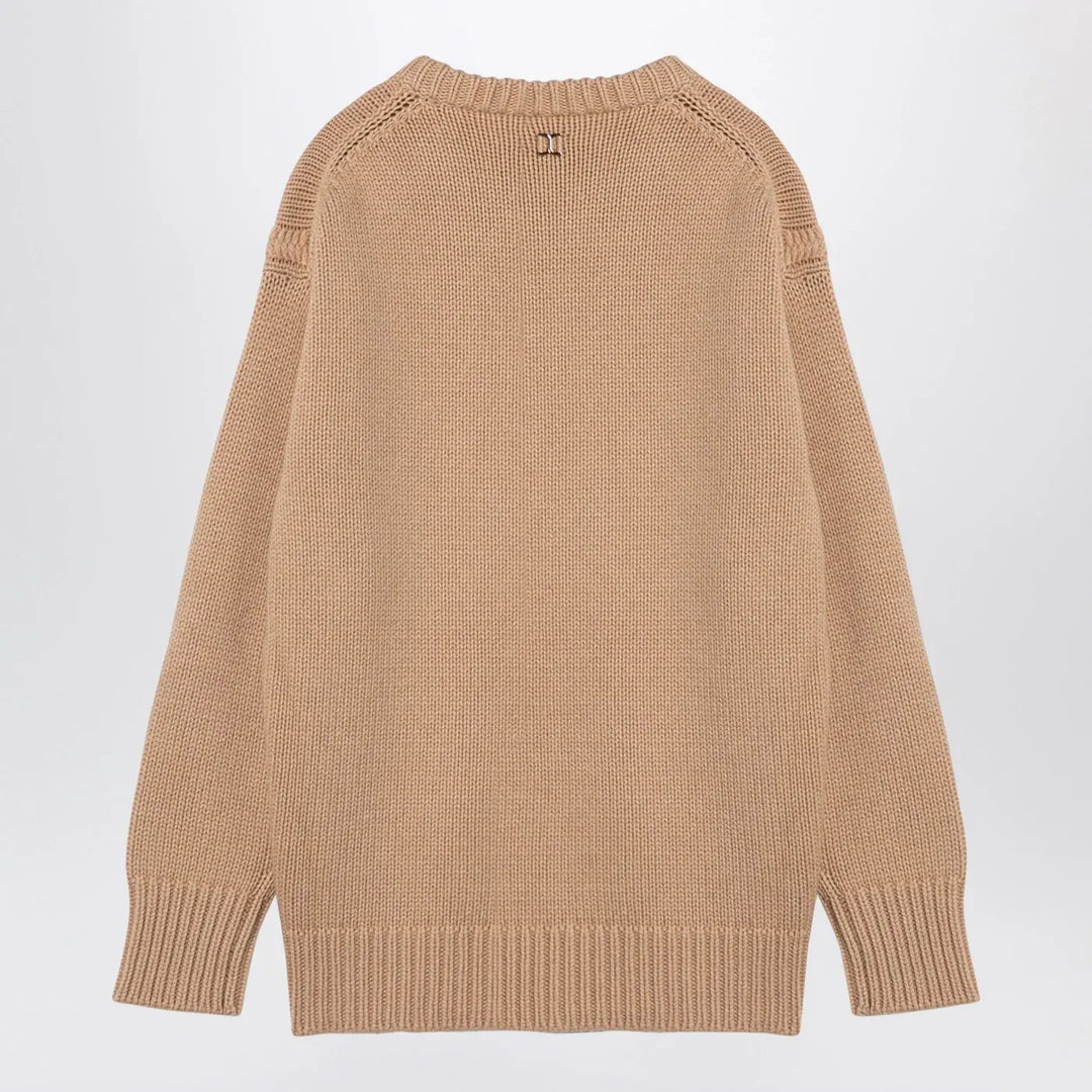 Chloé - Nude cashmere and cotton oversize jumper Brand Shirts &amp; Tops M