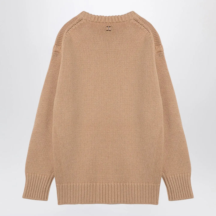 Chloé - Nude cashmere and cotton oversize jumper Brand Shirts &amp; Tops M