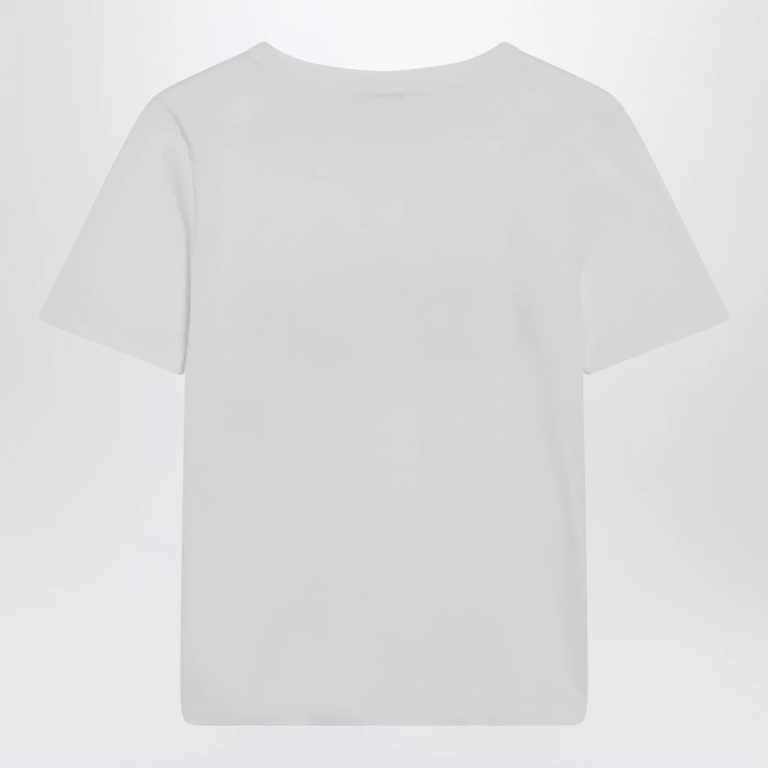 Chloé - White T-shirt with logo print Brand Shirts &amp; Tops