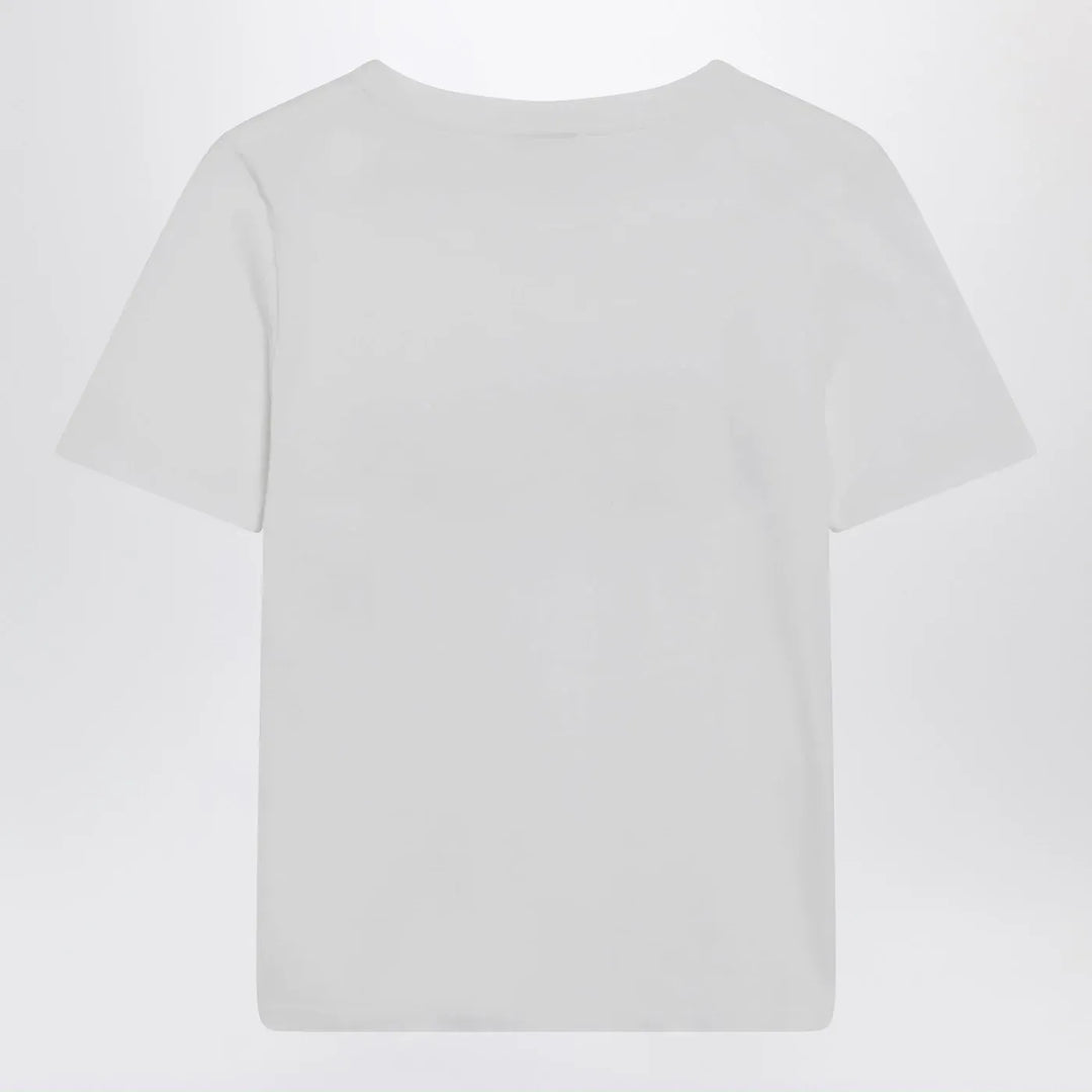 Chloé - White T-shirt with logo print Brand Shirts &amp; Tops