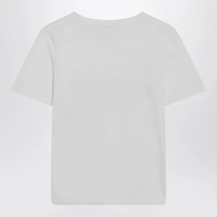 Chloé - White T-shirt with logo print Brand Shirts &amp; Tops