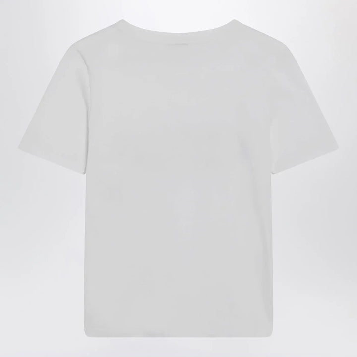 Chloé - White T-shirt with logo print Brand Shirts &amp; Tops
