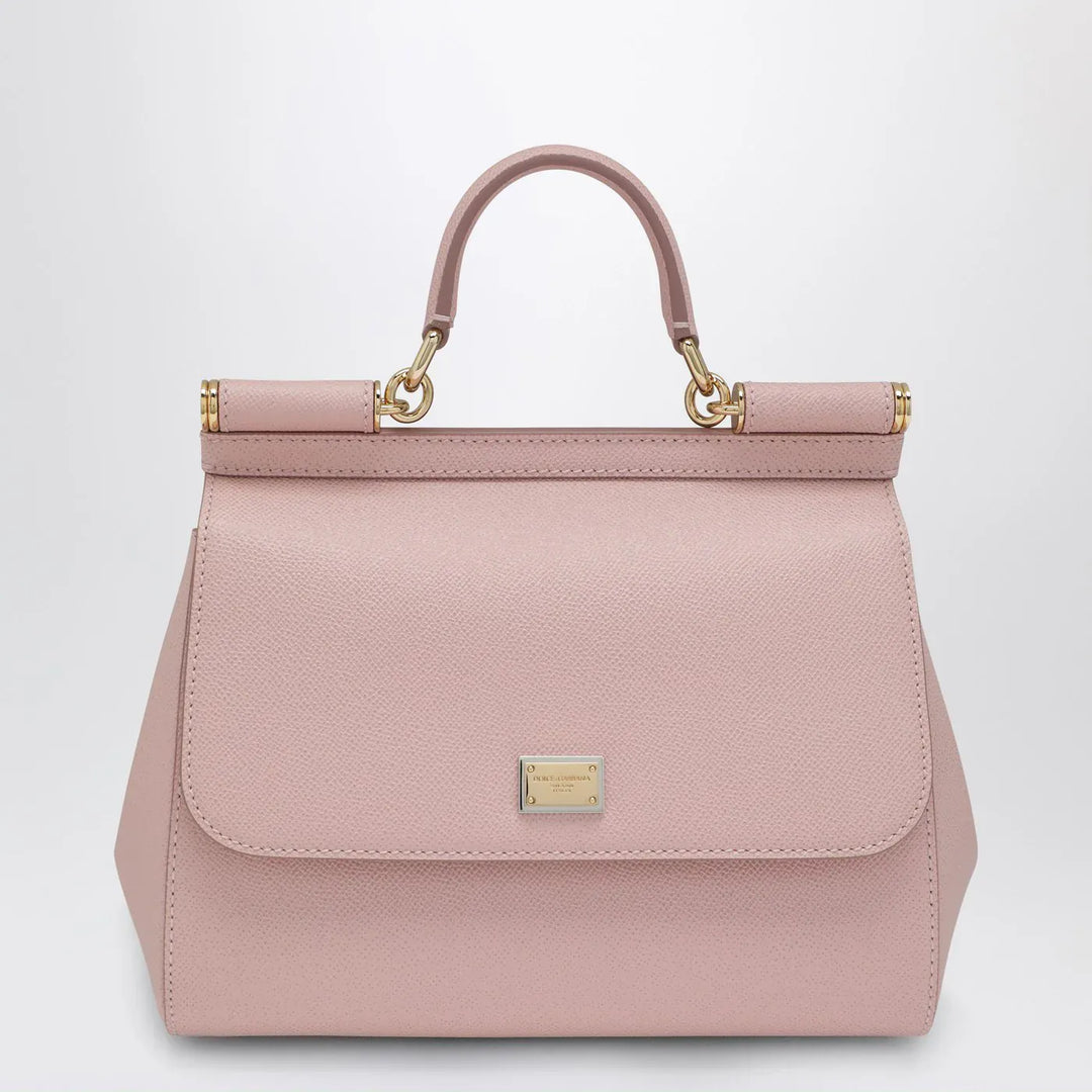 Dolce&amp;Gabbana - Large Sicily top-handle bag in pink Brand Shirts &amp; Tops U