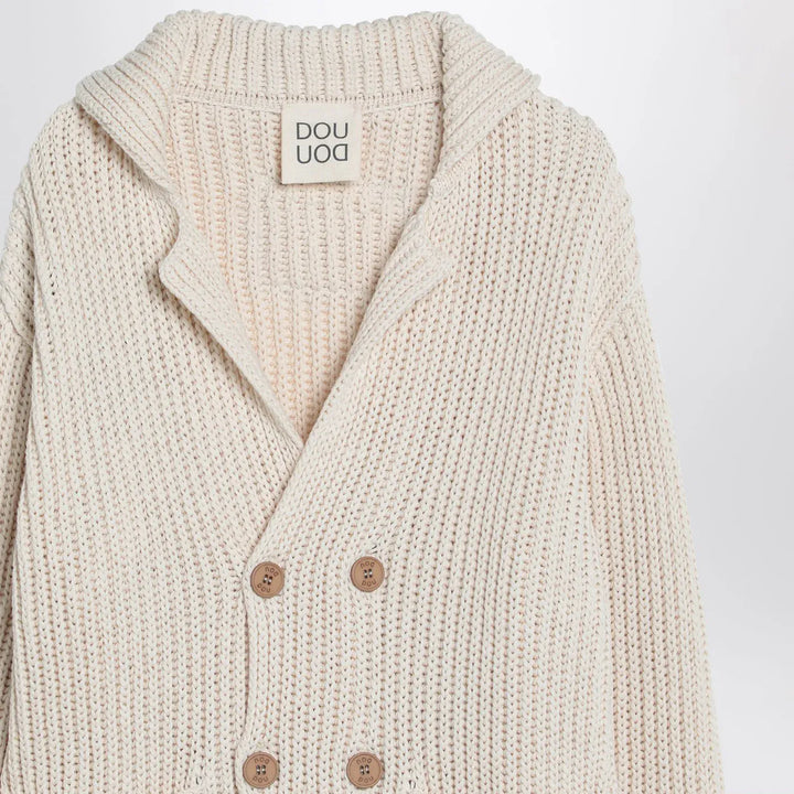 Douuod - Cardigan Triciclo ivory in cotton Brand Shirts &amp; Tops 12
