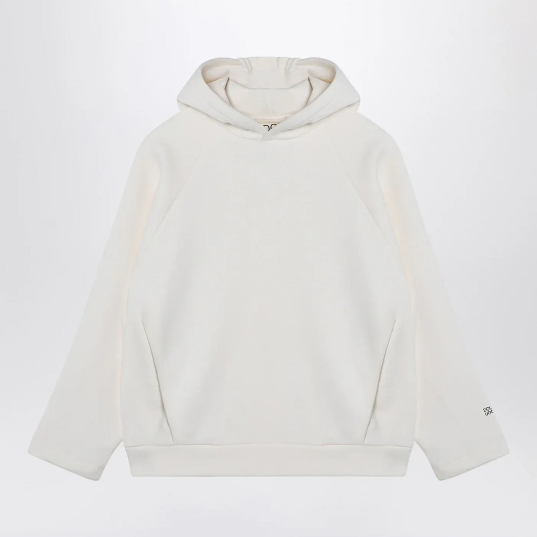 Douuod - Ivory cotton blend hoodie Brand Shirts &amp; Tops 14