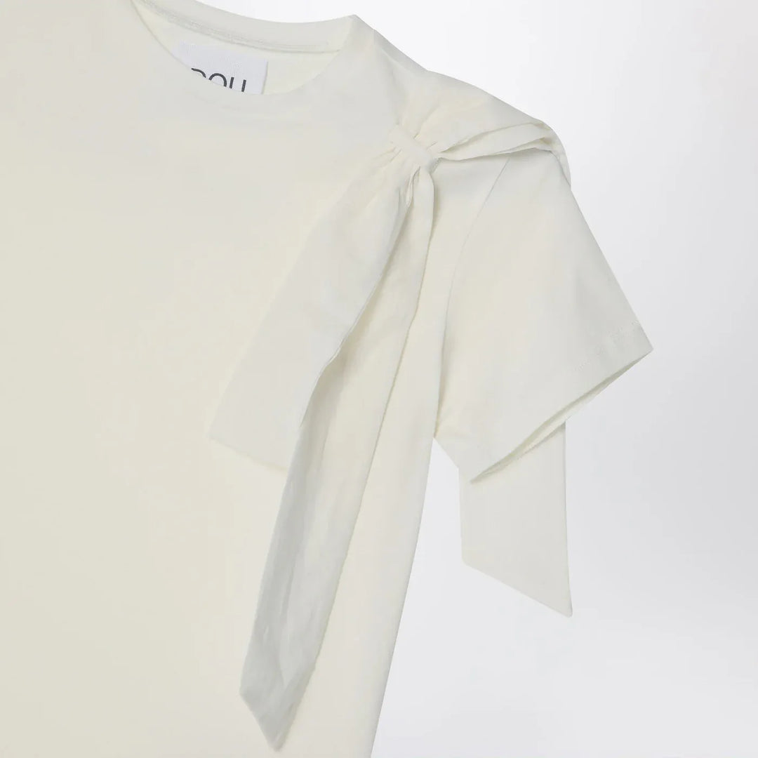 Douuod - Ivory t-shirt with bow Brand Shirts &amp; Tops 4