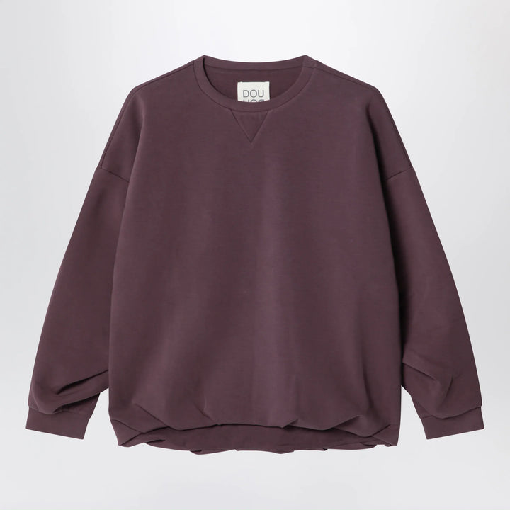Douuod - Plum cotton sweatshirt Brand Shirts &amp; Tops 3Y