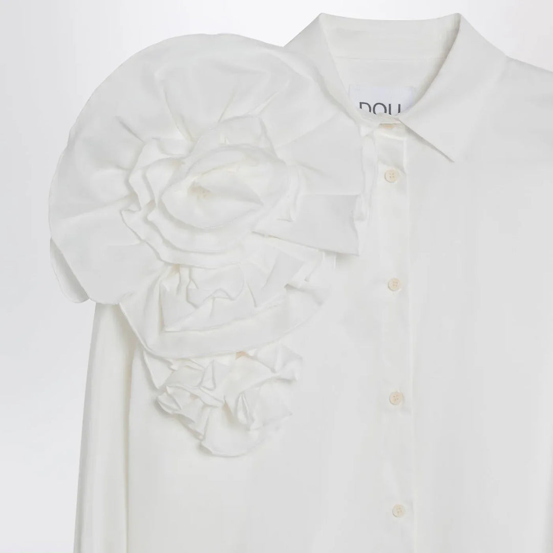 Douuod - Striped shirt lime/white in cotton Brand Shirts &amp; Tops 10