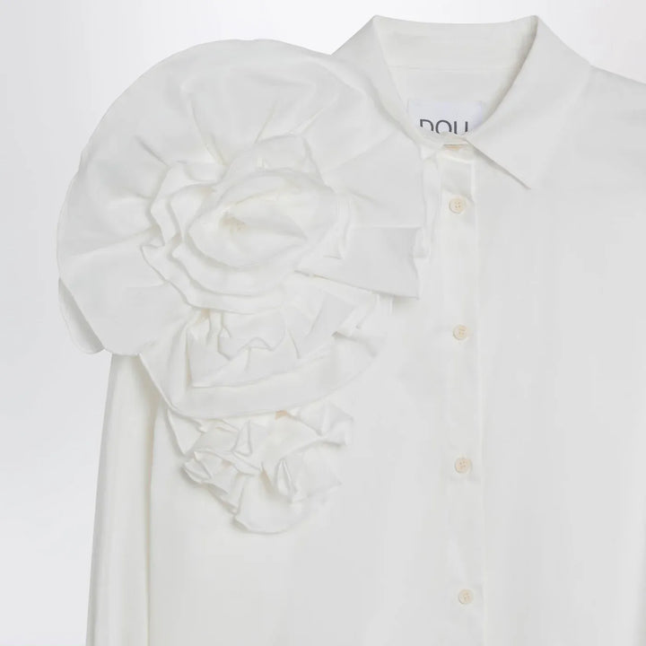 Douuod - Striped shirt lime/white in cotton Brand Shirts &amp; Tops 10