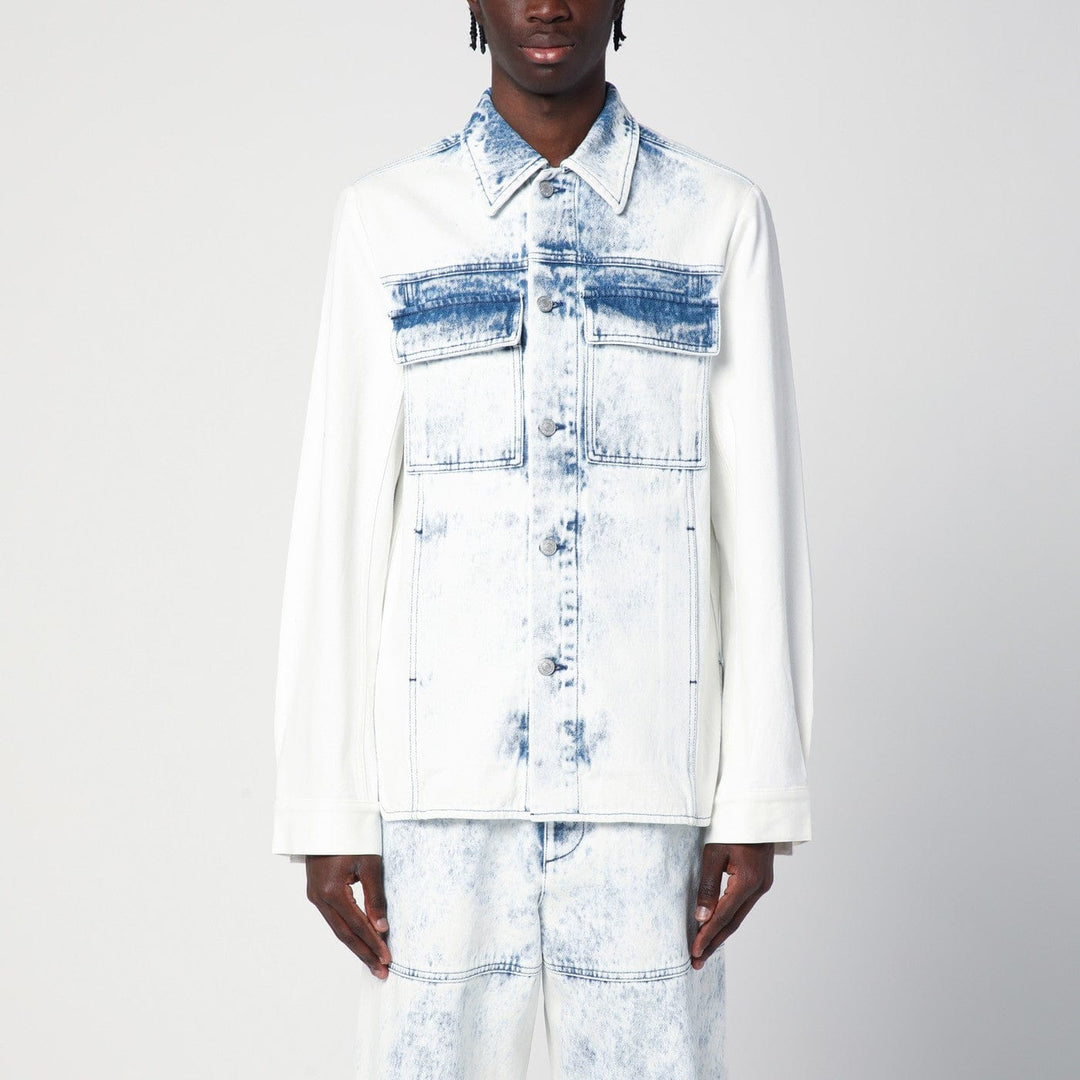 Shirts & Tops 46 IT Dries Van Noten - Faded blue denim shirt Brand