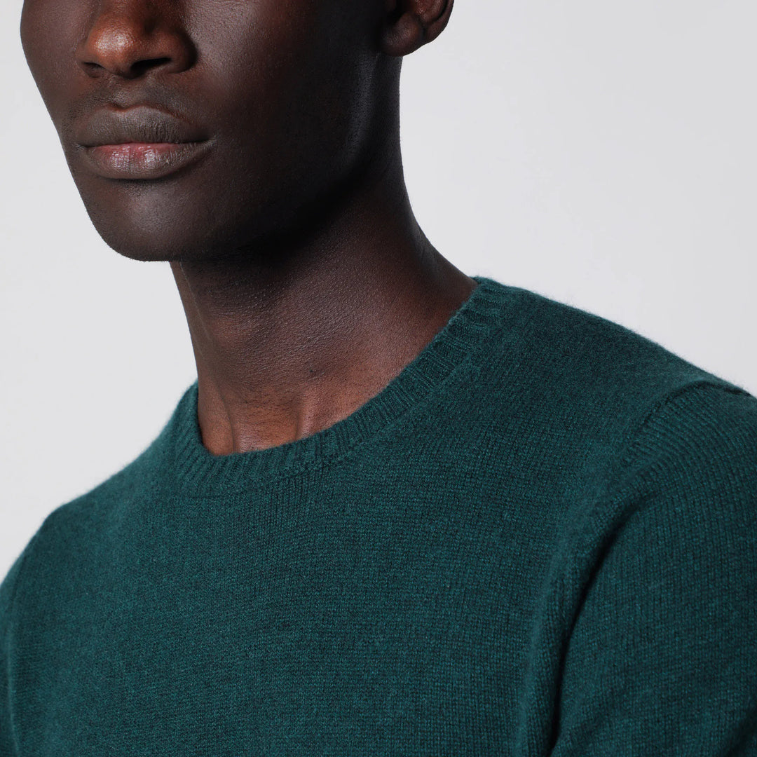 Drumohr - Dark green cashmere crew-neck sweater Brand Shirts &amp; Tops