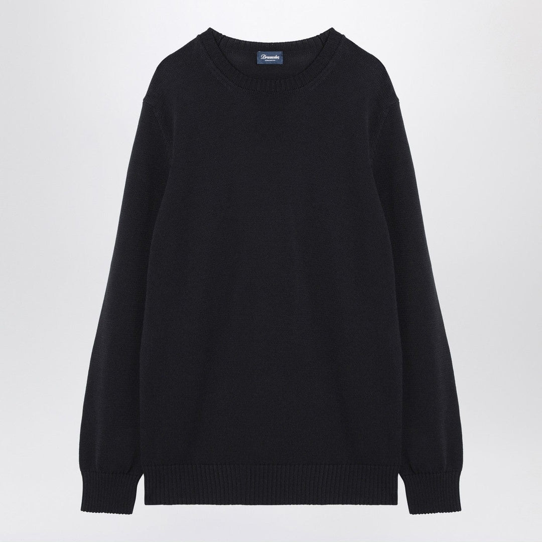 Shirts &amp; Tops 50 IT Drumohr - Navy blue cotton sweater Brand