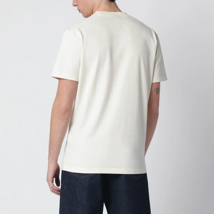 Dsquared2 - Ivory T-shirt with logo print Brand Shirts &amp; Tops