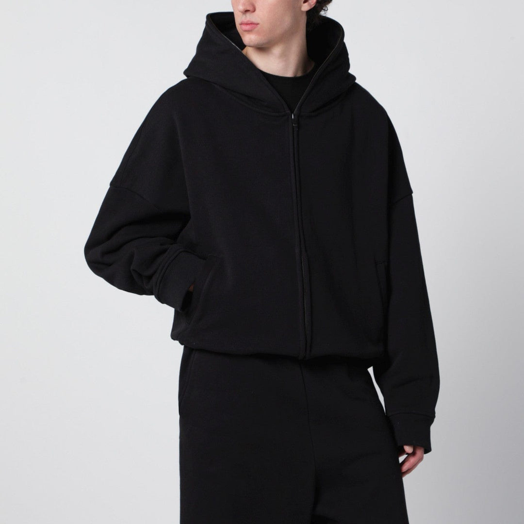 Shirts &amp; Tops Entire Studios - Black cotton zip-up hoodie Brand