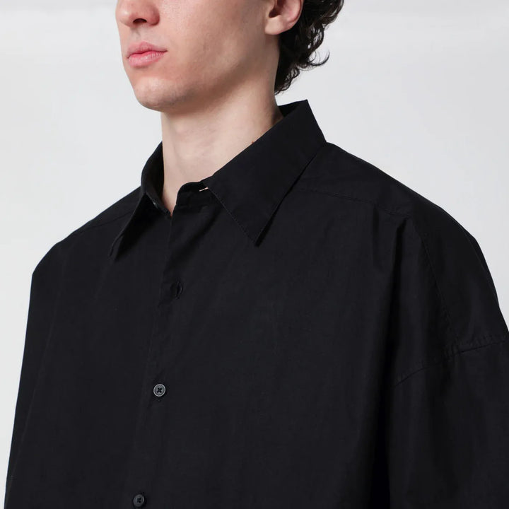 Entire Studios - Black oversized long-sleeve shirt Brand Shirts &amp; Tops