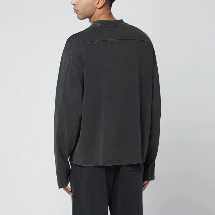 Entire Studios - Black washed long-sleeve top Brand Shirts &amp; Tops