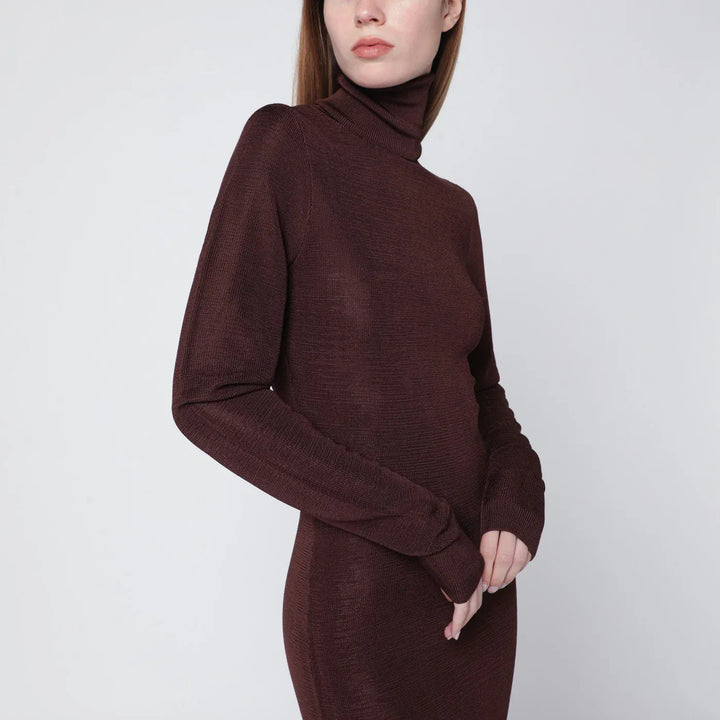 Entire Studios - Brown turtleneck dress Brand Shirts &amp; Tops M/L