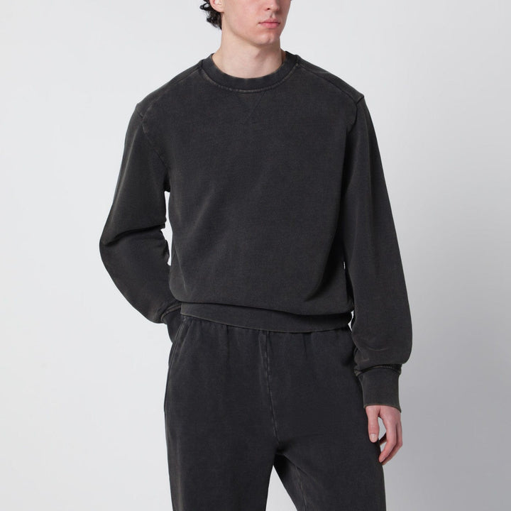 Shirts &amp; Tops Entire Studios - Washed black cotton crewneck sweatshirt Brand