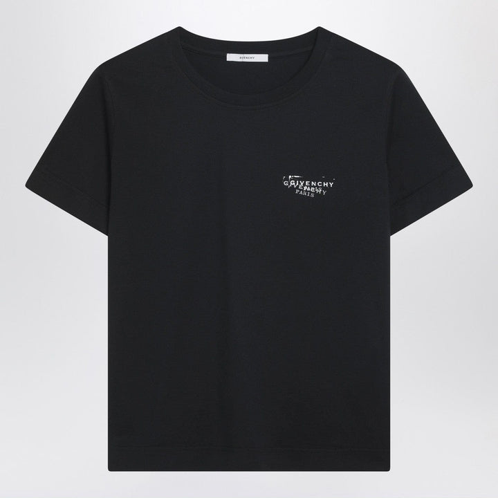 Shirts &amp; Tops Givenchy - Black T-shirt with Givenchy Stamp print Brand