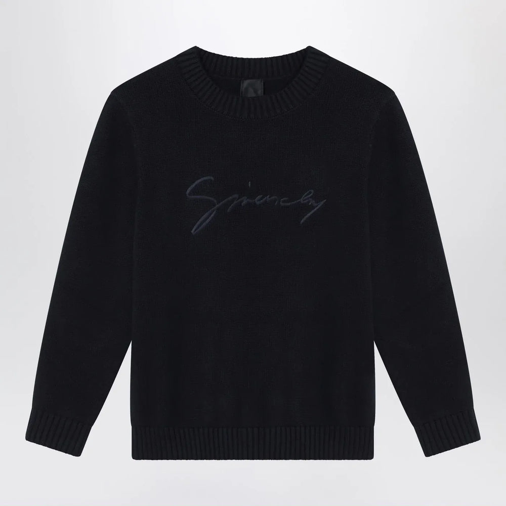 Givenchy - Blue cotton and cashmere sweater Brand Shirts & Tops 10