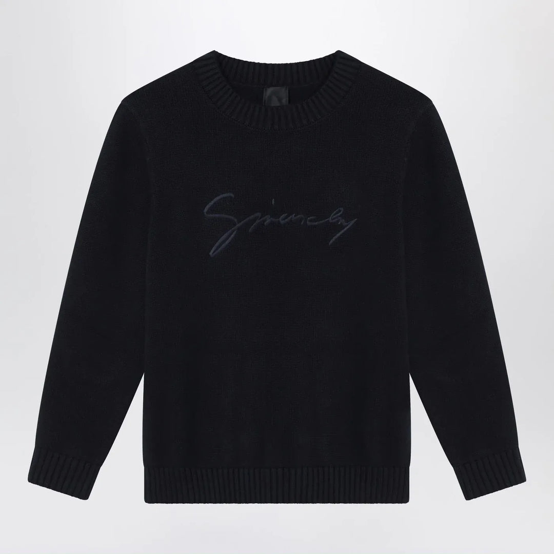 Givenchy - Blue cotton and cashmere sweater Brand Shirts &amp; Tops 10