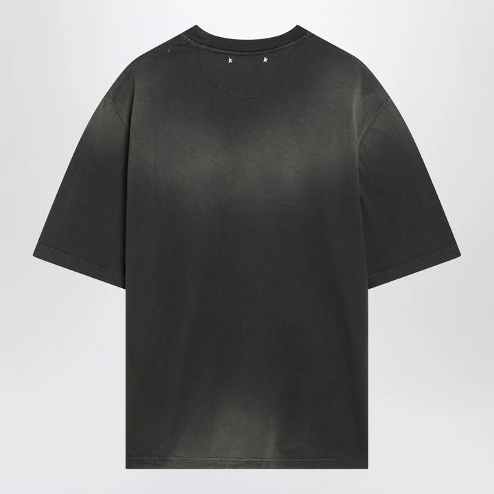 Golden Goose - Black vintage-effect Star T-shirt Brand Shirts &amp; Tops