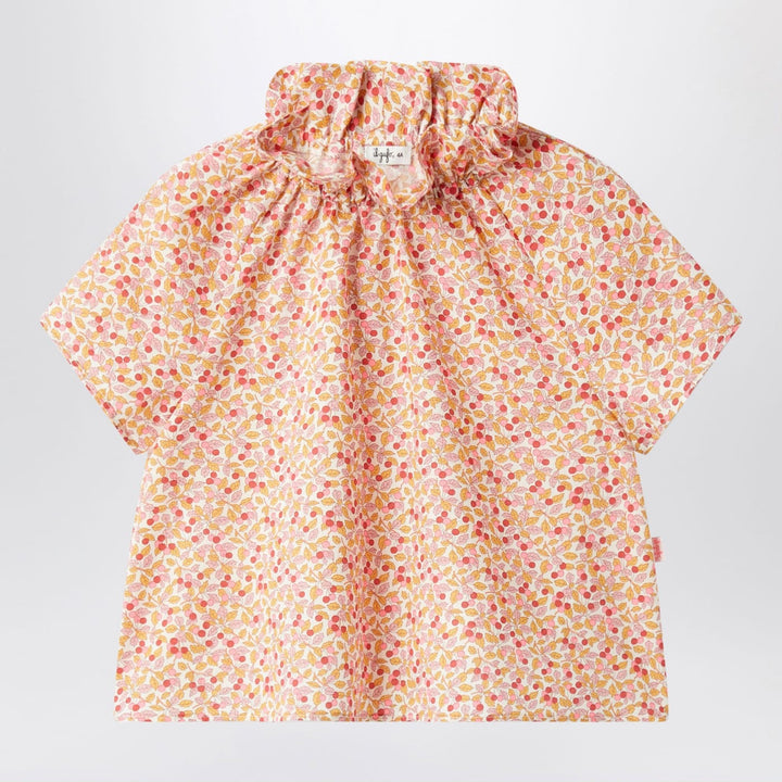 Shirts &amp; Tops 2A Il Gufo - Apricot-coloured top with ruffled collar Brand