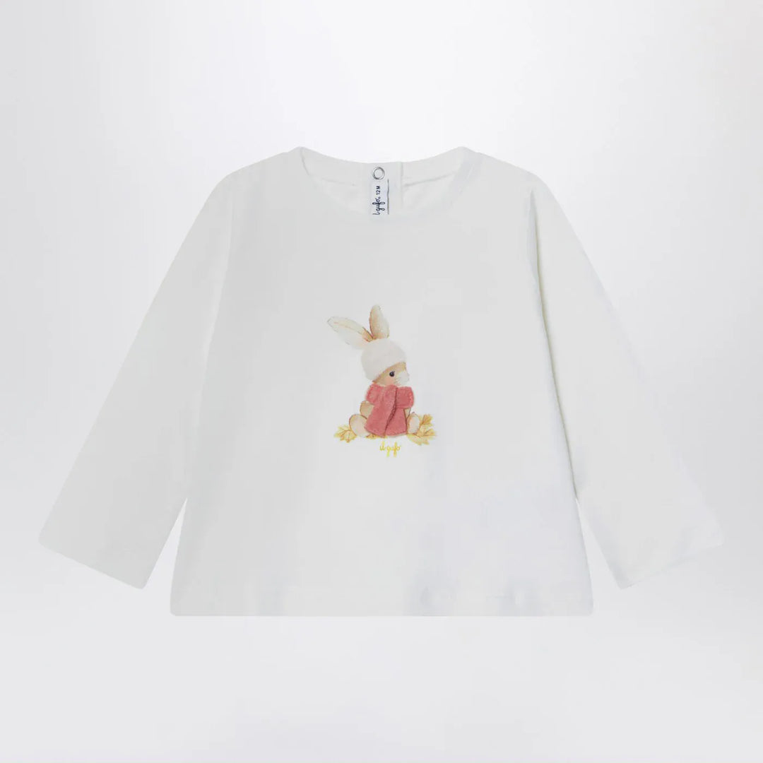 Il Gufo - Long-sleeve T-shirt with bunny Brand Shirts &amp; Tops 24