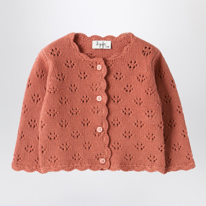 Shirts &amp; Tops 36 Il Gufo - Pink cardigan with openwork pattern Brand
