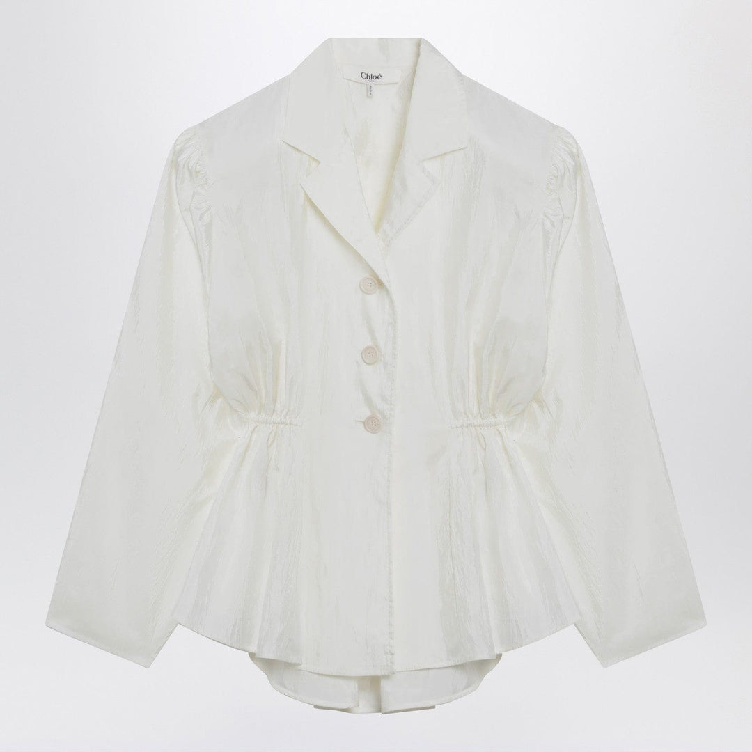 Shirts &amp; Tops Ivory silk-blend blouse Brand
