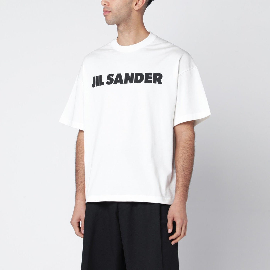 Shirts & Tops Jil Sander - White boxy T-shirt with logo Brand
