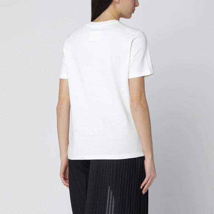 Jil Sander - White T-shirt with logo print Brand Shirts &amp; Tops