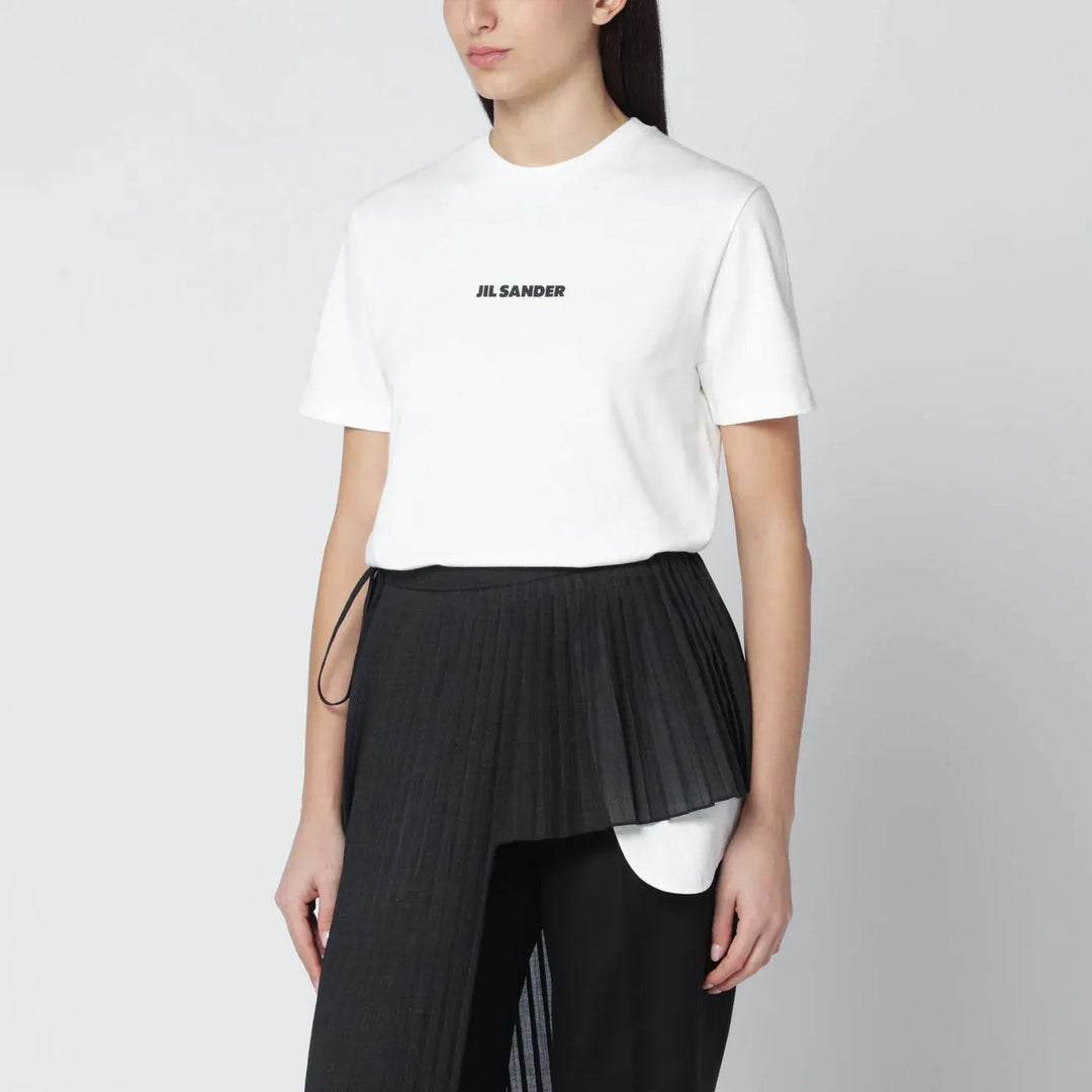 Jil Sander - White T-shirt with logo print Brand Shirts &amp; Tops XS