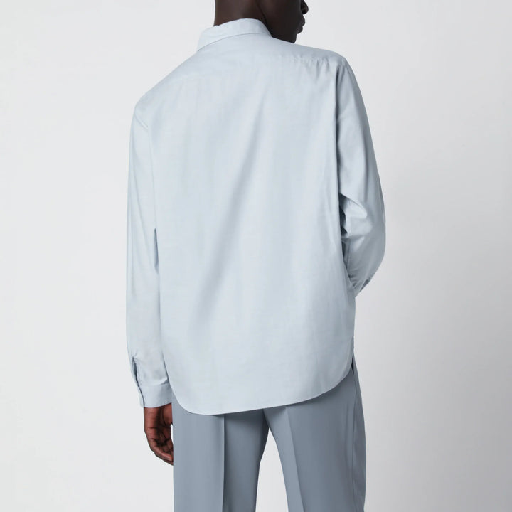 Lardini - Light Blue Cotton Blend Shirt Brand Shirts &amp; Tops
