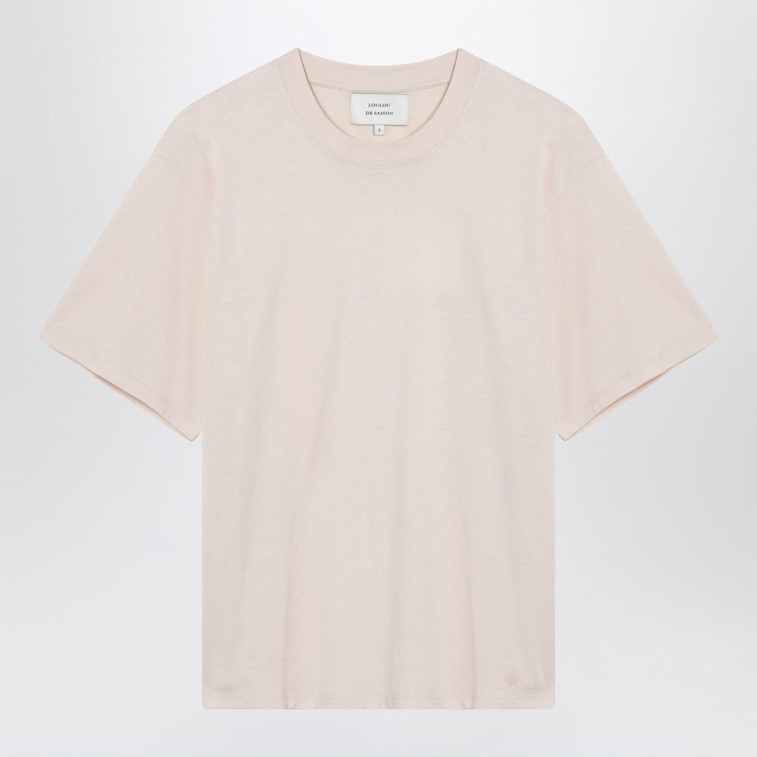 Shirts & Tops LouLou De Saison - Cream cotton crew neck T-shirt Brand