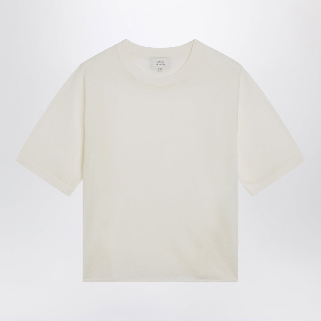 Shirts & Tops LouLou De Saison - Ivory Nala Fluid Cashmere Top Brand