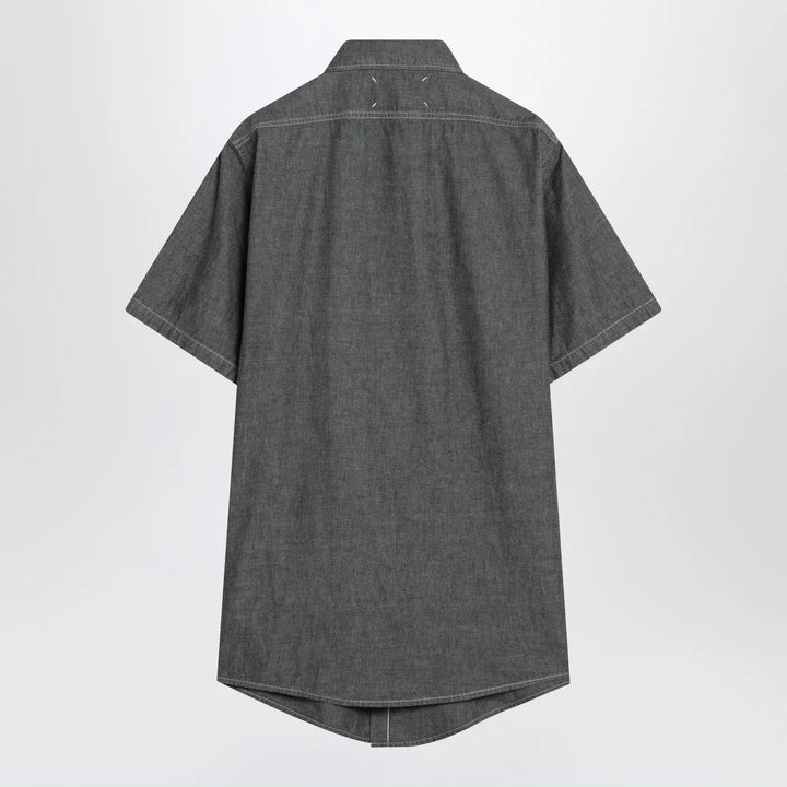 Maison Margiela - Gray cotton shirt Brand Shirts &amp; Tops 39