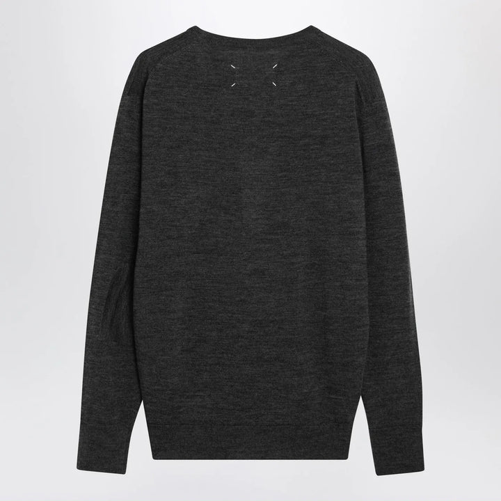 Maison Margiela - Grey wool-blend sweater Brand Shirts &amp; Tops