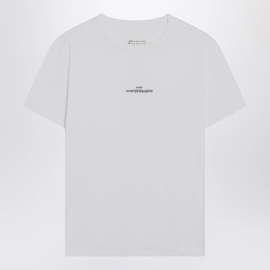 Shirts & Tops 50 IT Maison Margiela - White T-shirt with distorted logo Brand