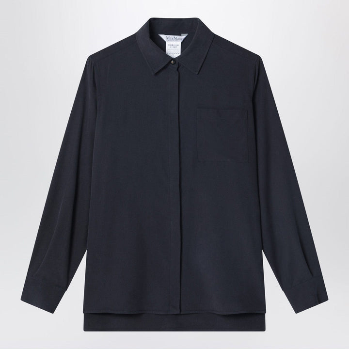 Shirts &amp; Tops Max Mara - Blue silk shirt Brand