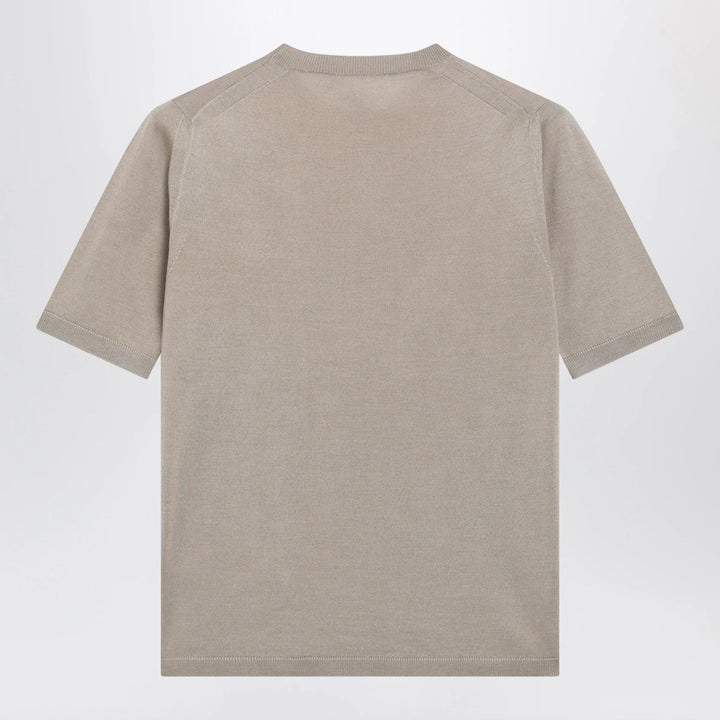 Max Mara - Rock beige cashmere and silk sweater Brand Shirts &amp; Tops