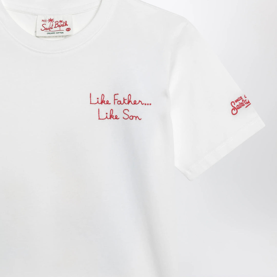 MC2 Saint Barth - White T-shirt with The Simpsons Homer and Bart print Brand Shirts &amp; Tops