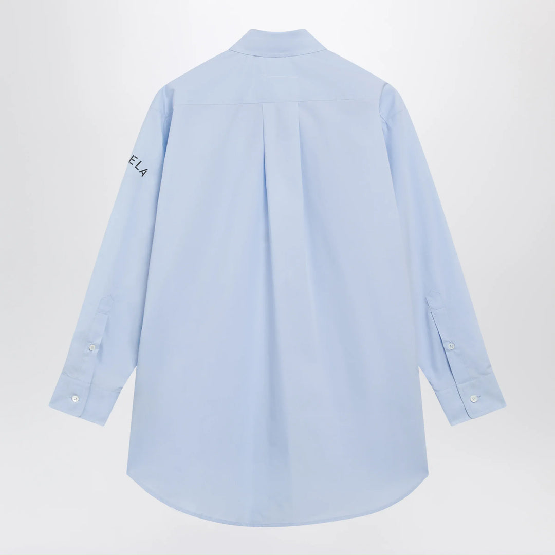 MM6 Maison Margiela - Light blue cotton shirt Brand Shirts &amp; Tops