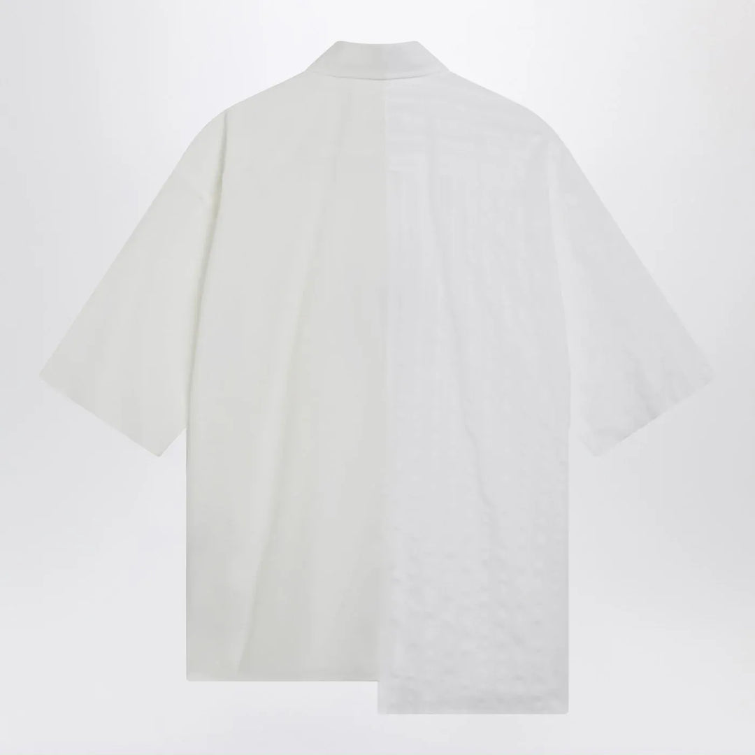 MM6 Maison Margiela - Two-tone cotton poplin shirt Brand Shirts &amp; Tops