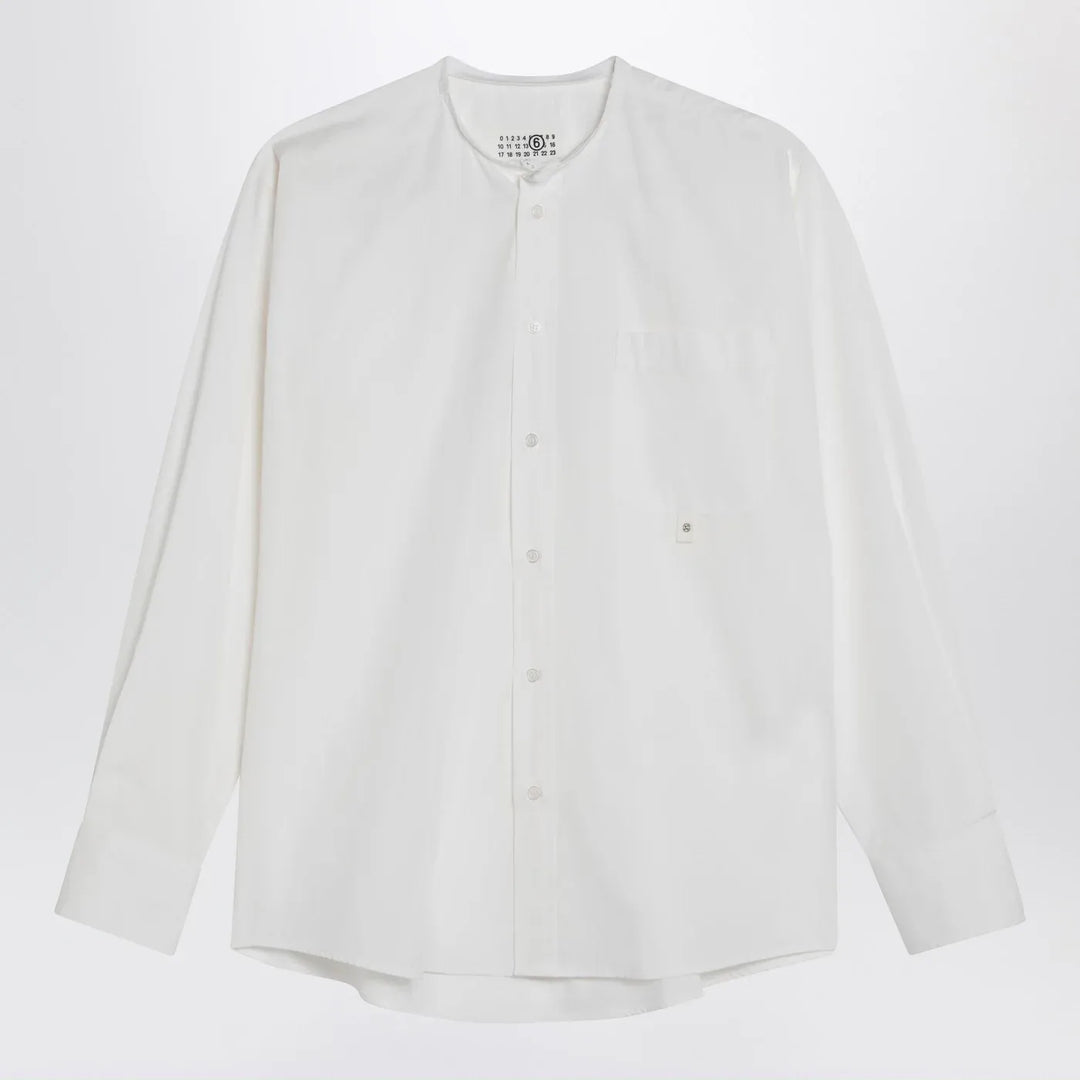 MM6 Maison Margiela - White shirt in cotton Brand Shirts &amp; Tops 46 IT