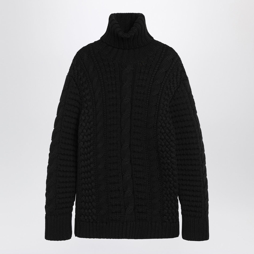 Shirts &amp; Tops Moncler X Edward Enninful - Black wool turtleneck sweater Brand