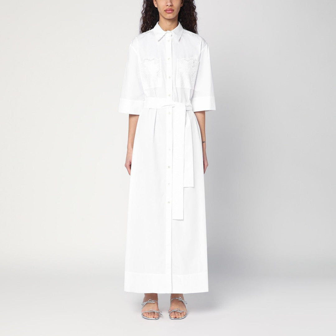 Shirts & Tops S P.A.R.O.S.H. - White shirt dress with belt Brand